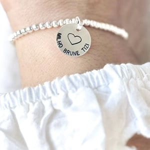 Pulsera Bolitas + Medalla