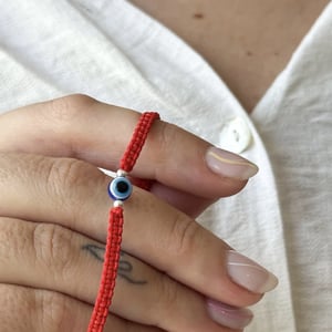 Pulsera Ojo Tejida