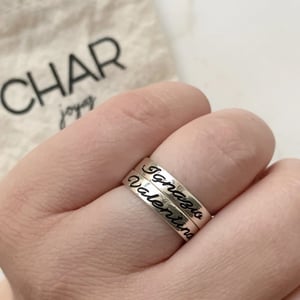 Anillo Cinta Grabado